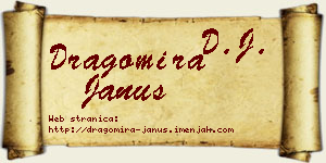 Dragomira Janus vizit kartica